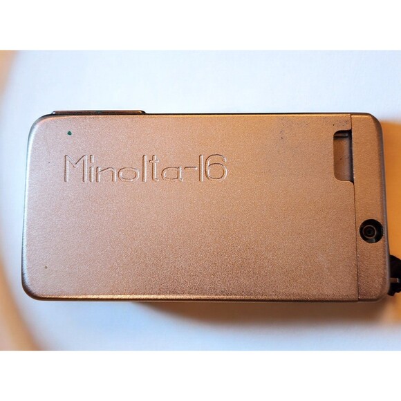 Vintage Minolta-16 Subminiature Camera Chiyoda Kogaku Japan Rokkor 25mm f/3.5 w/ - Picture 6 of 9